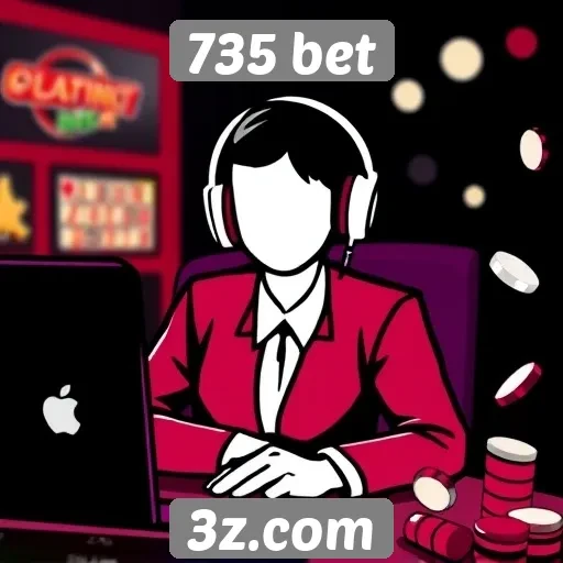 Atendimento ao cliente no site de jogos 735 bet